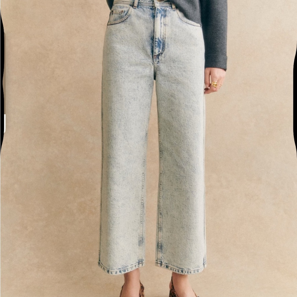 Sezane Le Crop Jeans